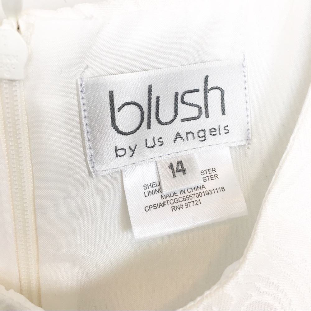 🌺 Floral Girls Sleeveless Dress by Blush - Picture 4 of 5